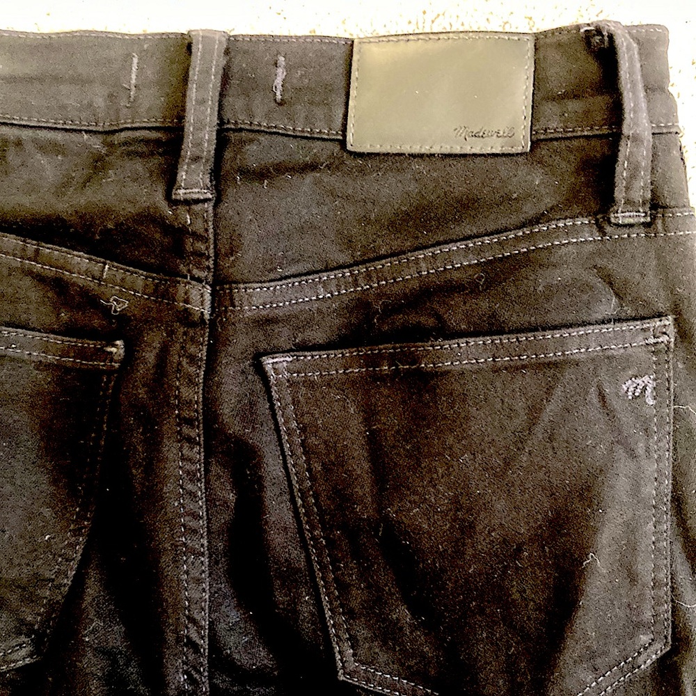 10” High- Rise Women Skinny Jeans Black Sz 24 Madewell - Picture 14 of 16